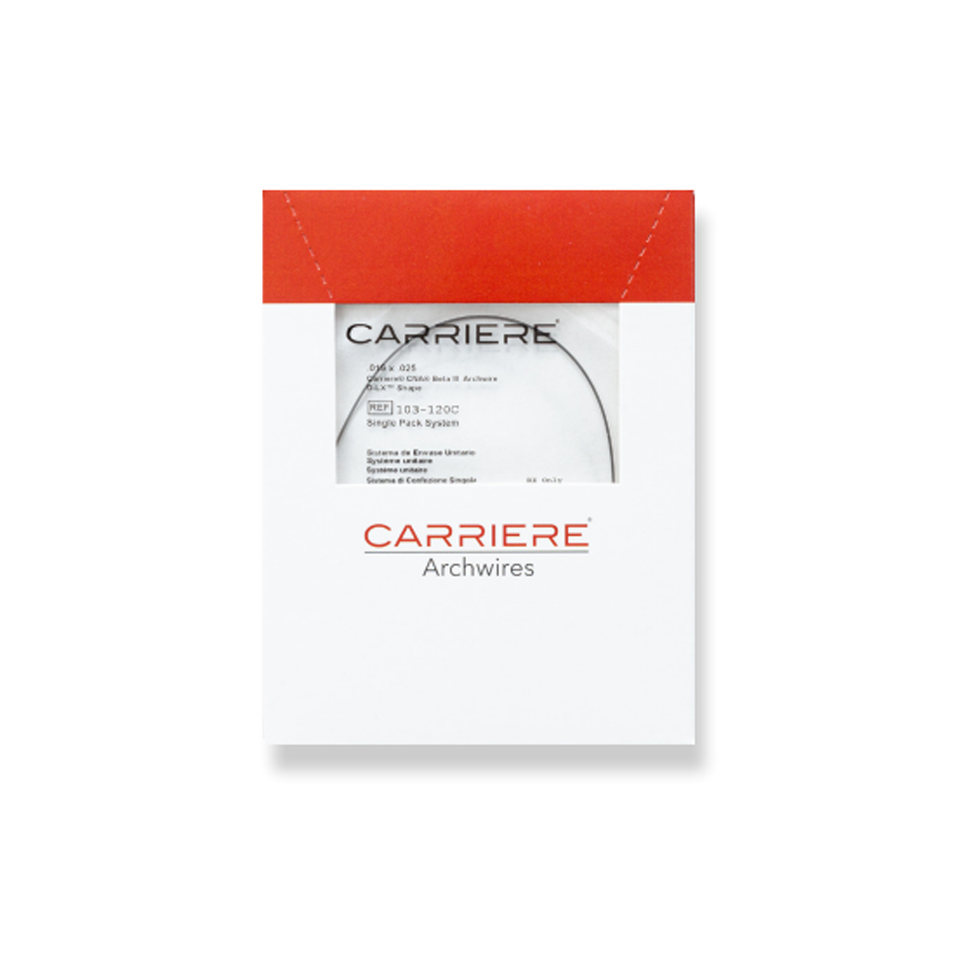 Дуга M-Series Cu Nitanium Carriere D-LX 35 Stop SP дуга .020x.020''/0.51x0.51 мм., шт со стопором